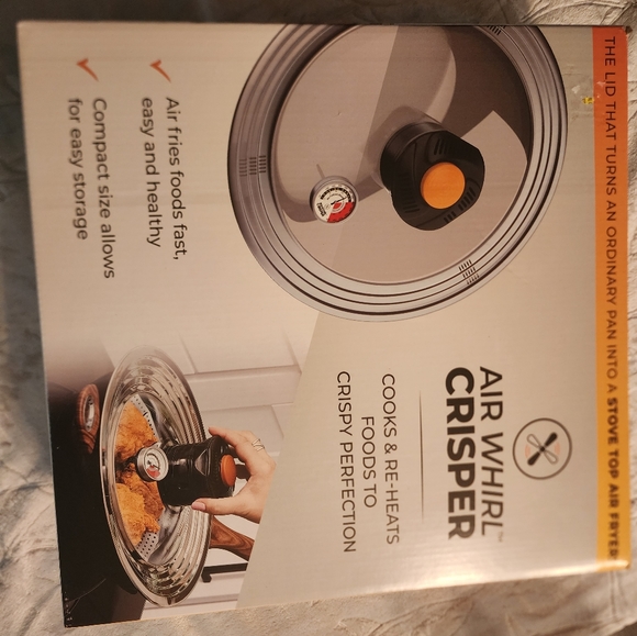 Air Whirl Crisper Air Fryer Lid for Pots & Pan - Picture 3 of 4